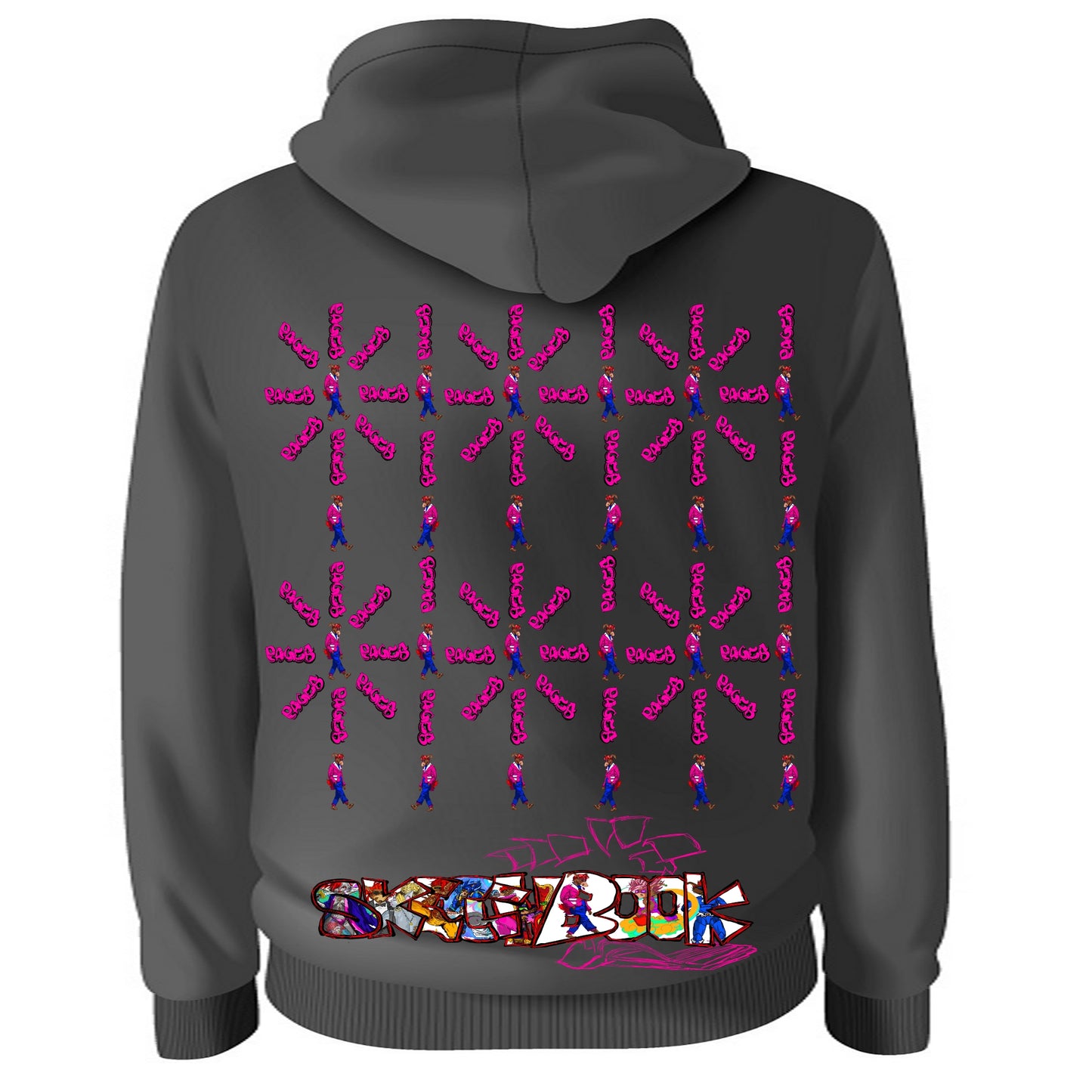 Enter The McFly Graffitix Tier 2 Black Hoodie