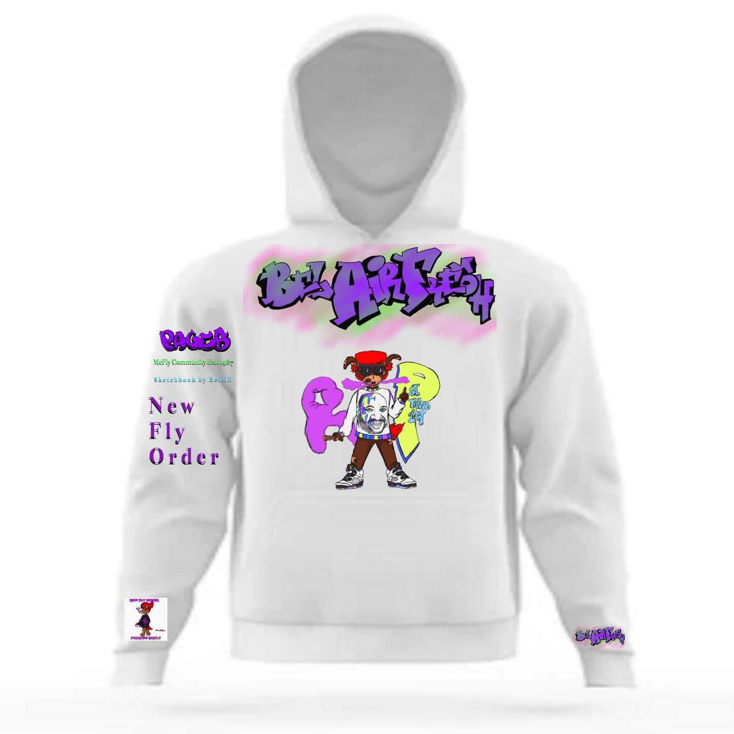 Bel Air Fresh Graffitix Tier 2 Hoodie