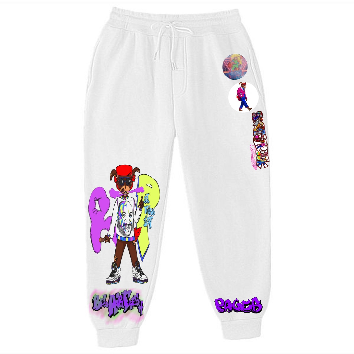 Bel Air Fresh Sketchbook: Pages Graffitx Sweatpants