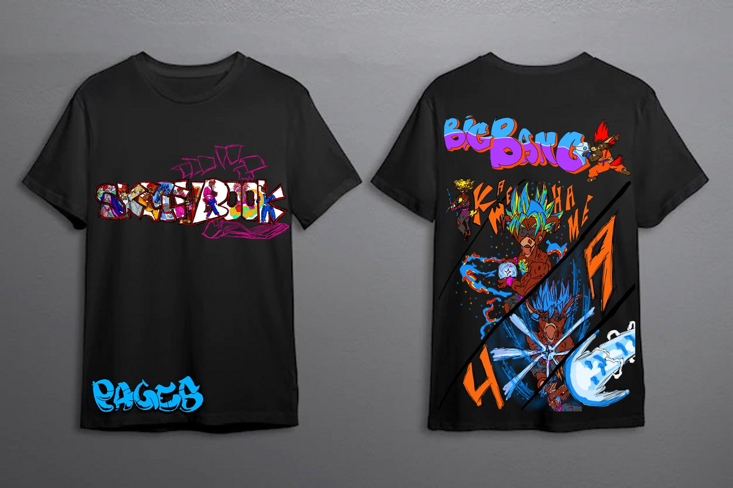 Big Bang Graffitix Tier 1 Black T-Shirt