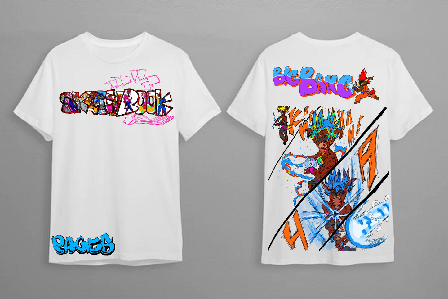 Big Bang Graffitix Tier 1 White T-Shirt