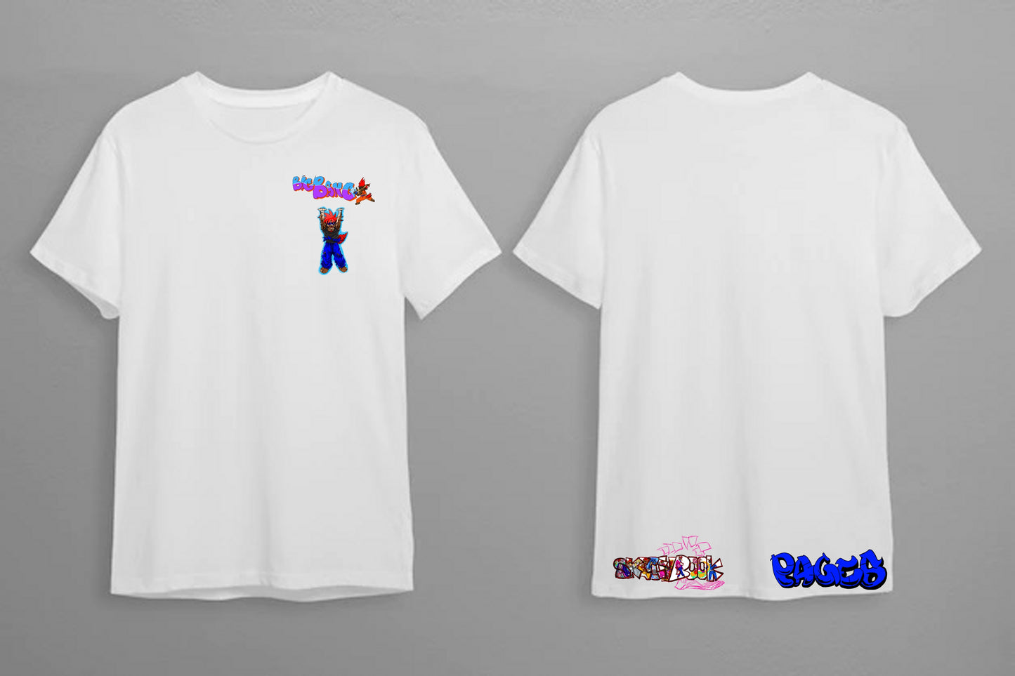 Big Bang Minimalist White T-Shirt