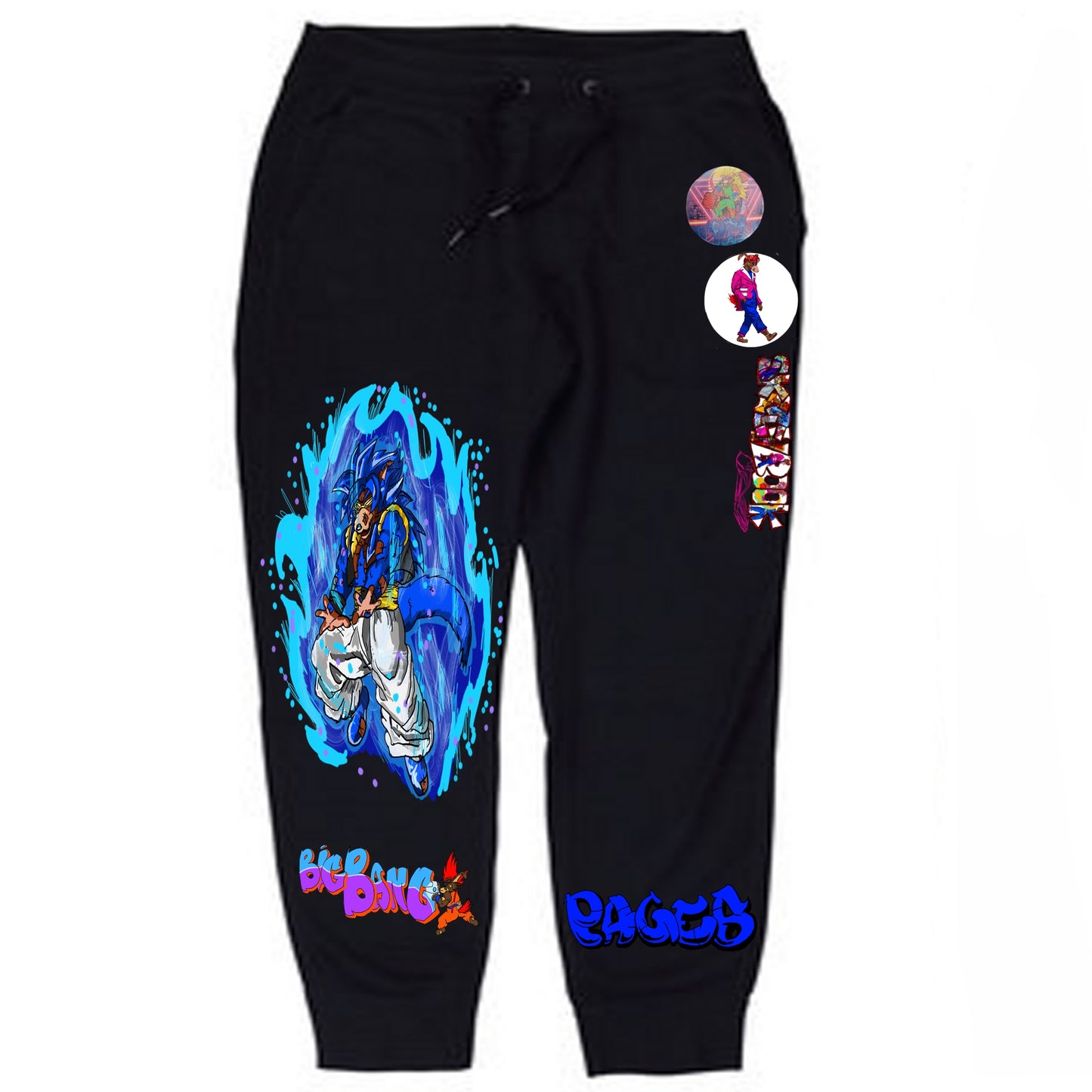 Big Bang Graffitix Black Sweatpants