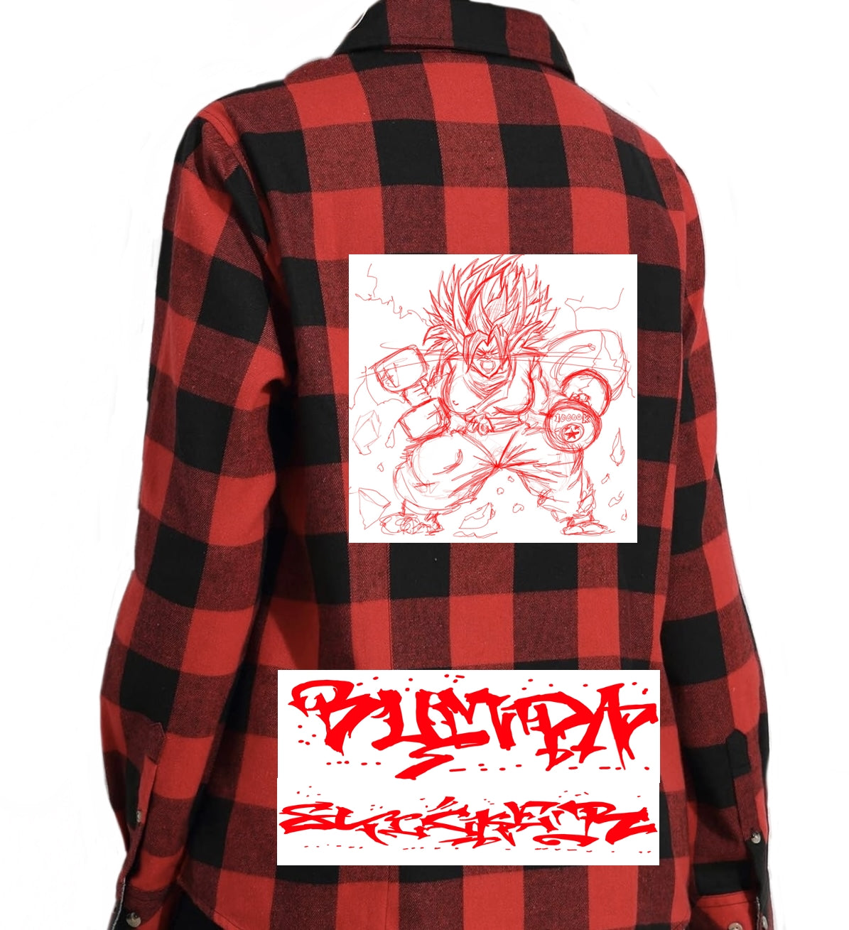 Bumpa Sticker Graffitix Lightweight Flannel