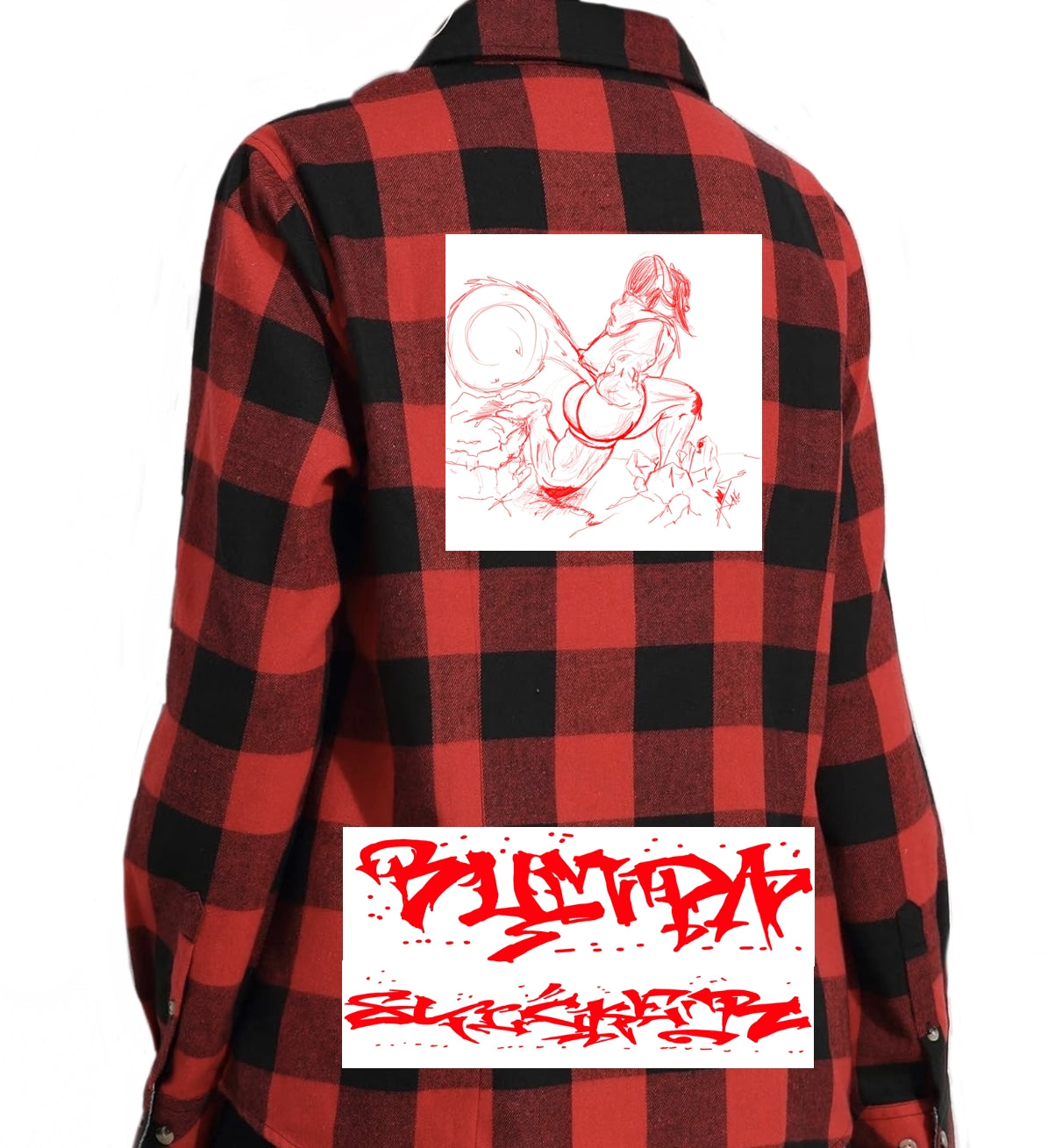Bumpa Sticker Graffitix Lightweight Flannel
