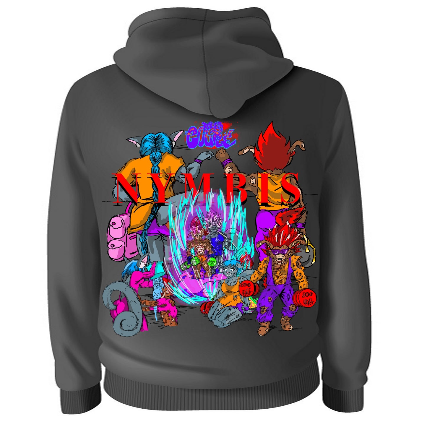 Train Till Death Max Graffitix Hoodie