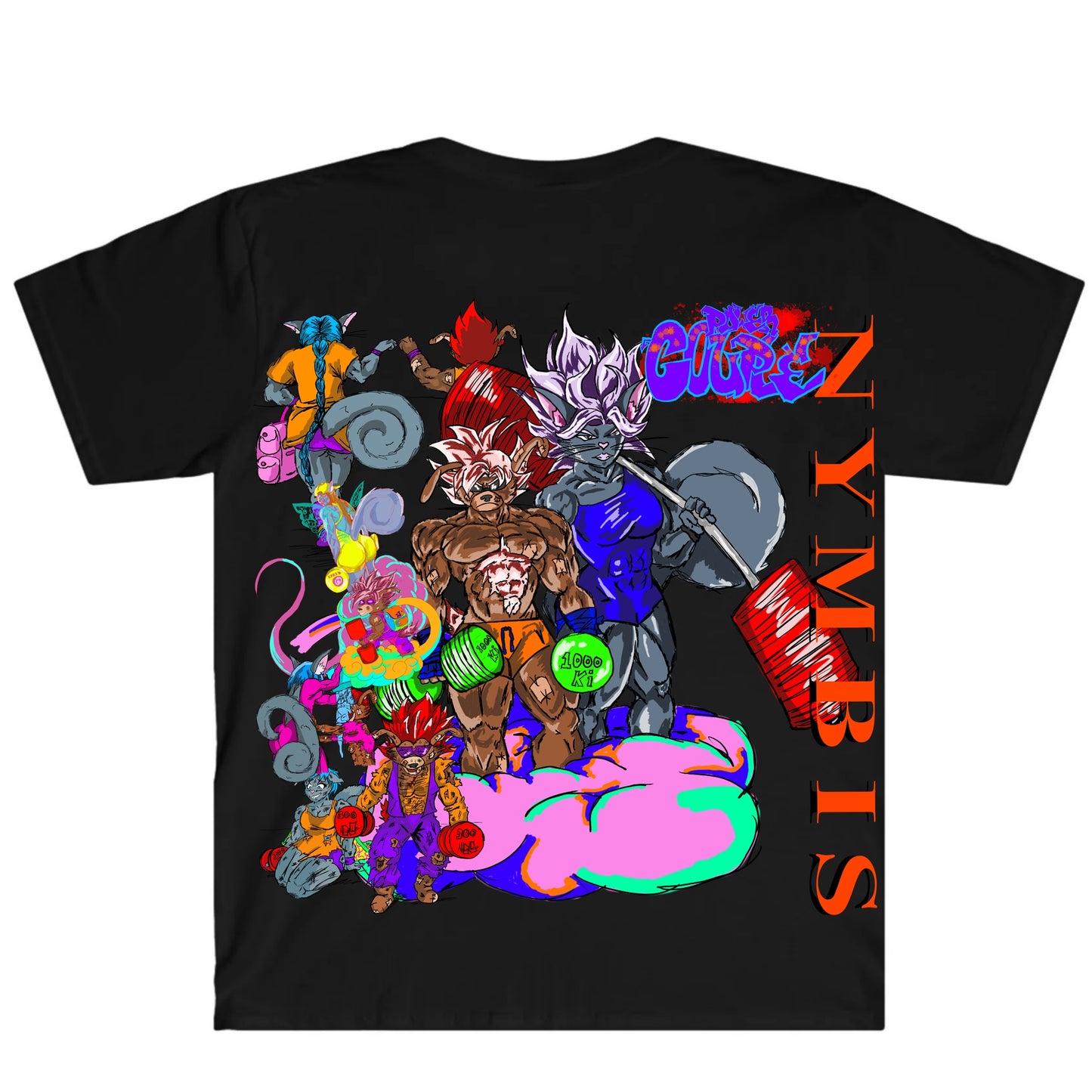 Power Couple Max Nymbis Basic Black T-Shirt