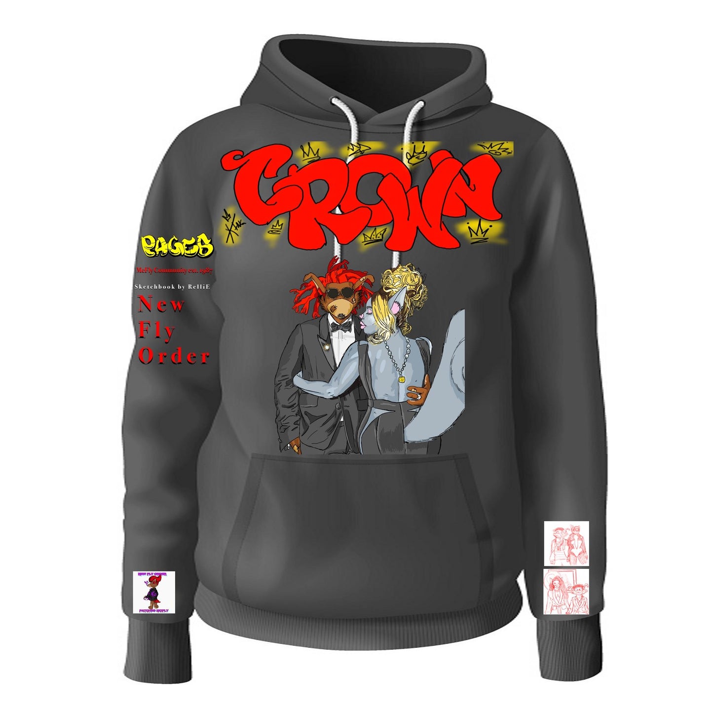 Crown Graffitix Tier 2 Hoodie