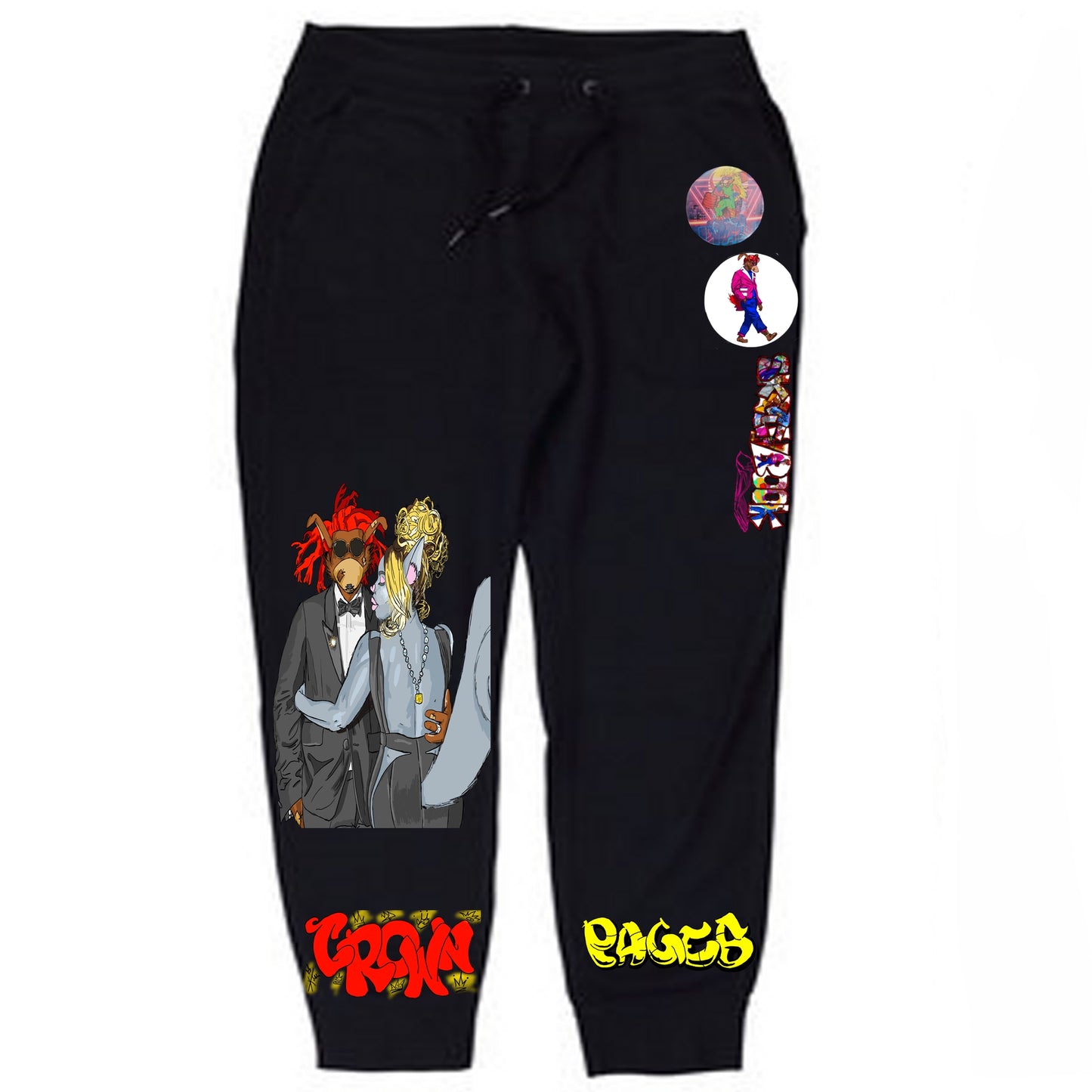 Crown Graffitix Sweatpants