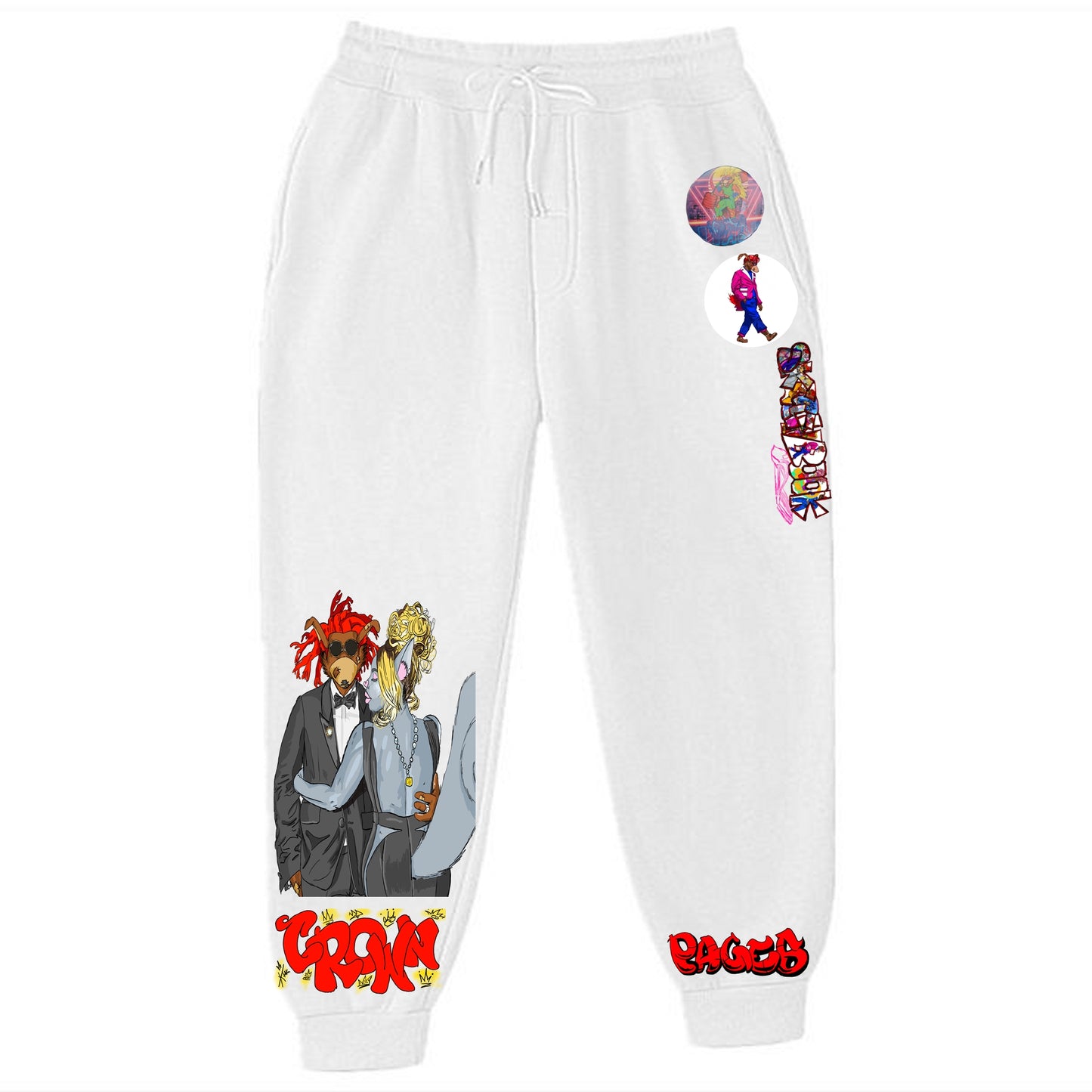 Crown Graffitix Sweatpants