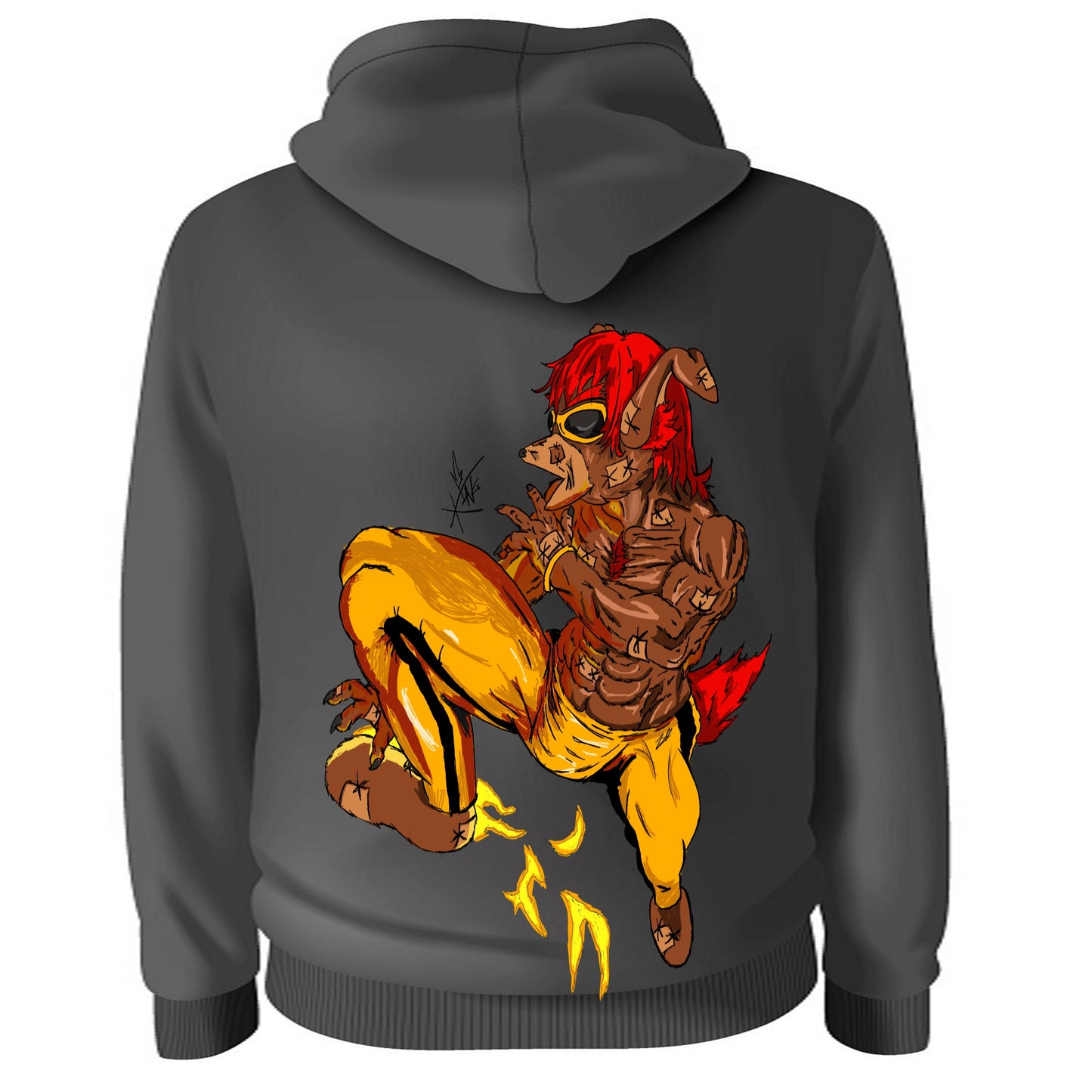 Enter The McFly Sketchbook:Pages Black Hoodie