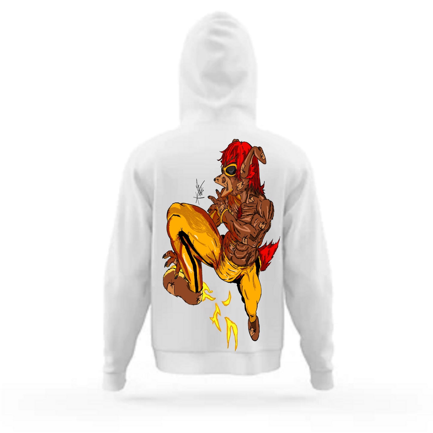 Enter The McFly Sketchbook:Pages White Hoodie
