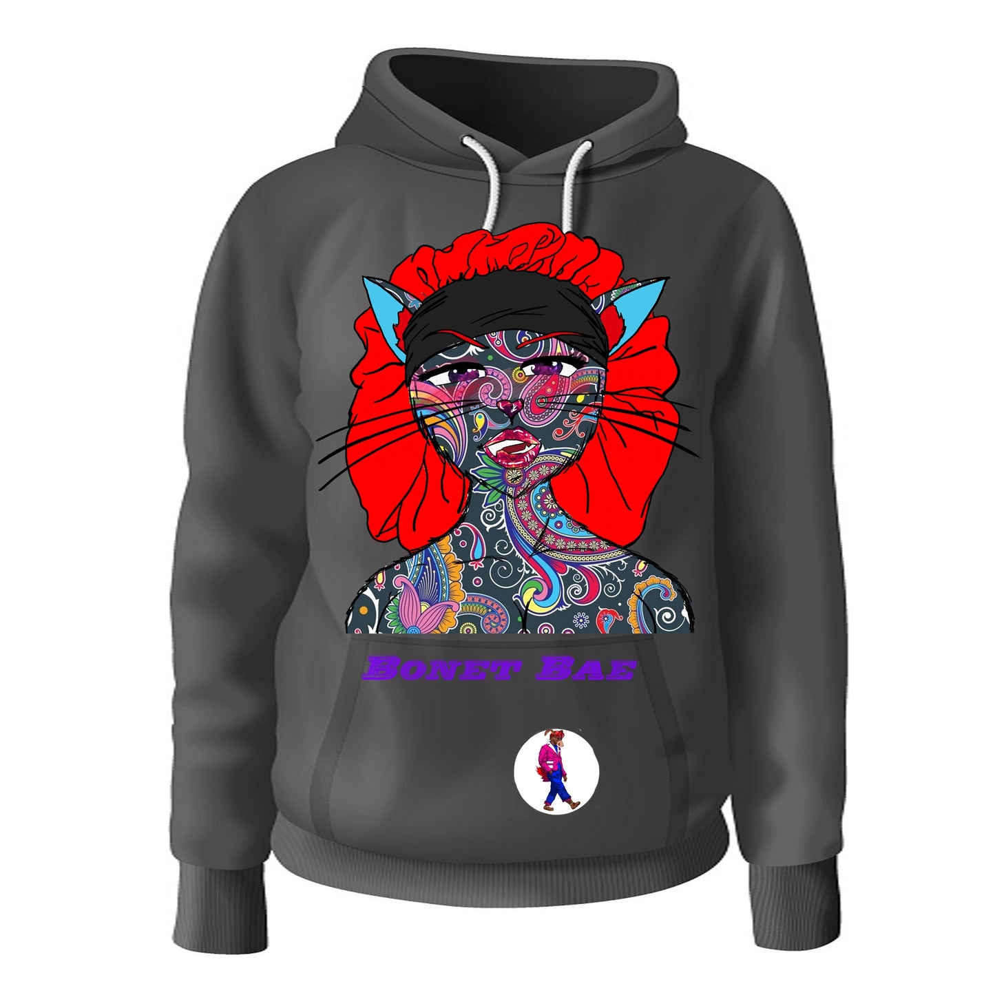 Bonnet Bae Hoodie Black