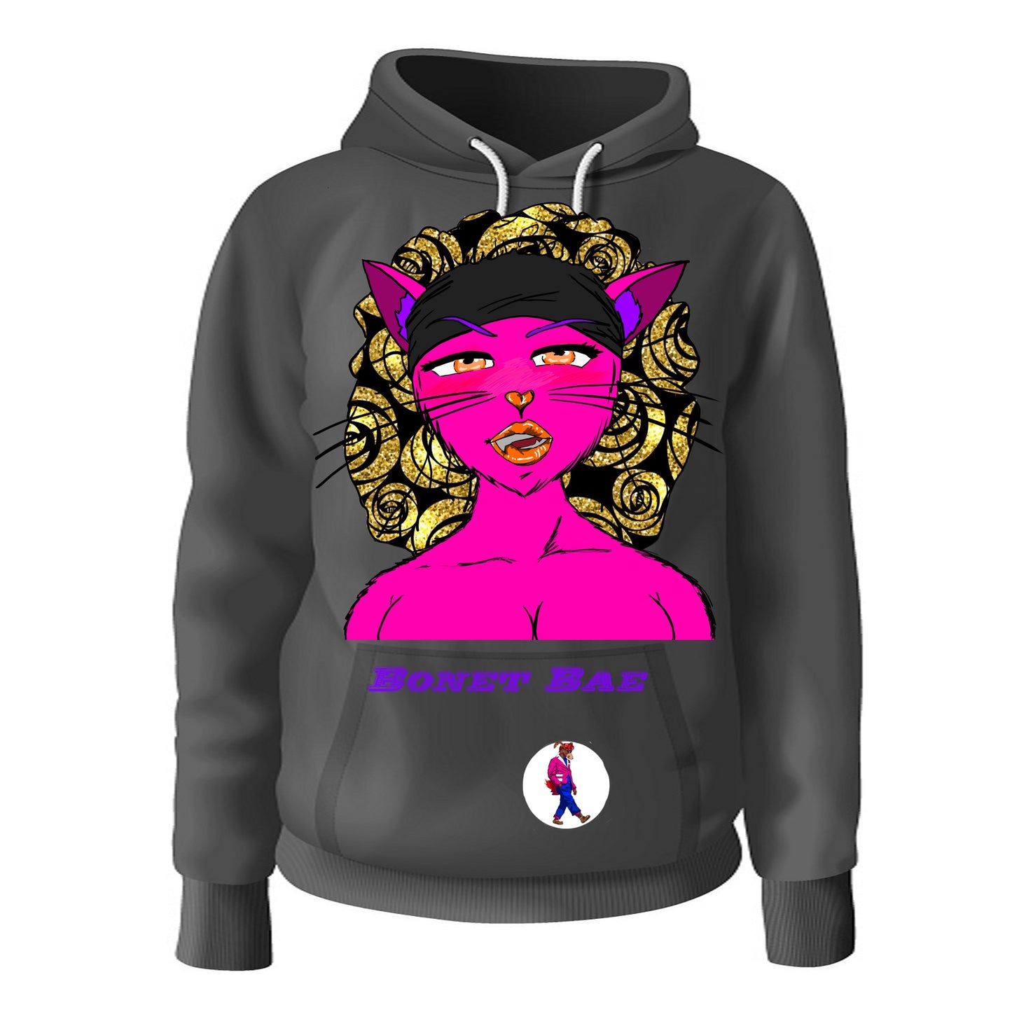 Bonnet Bae Hoodie Black
