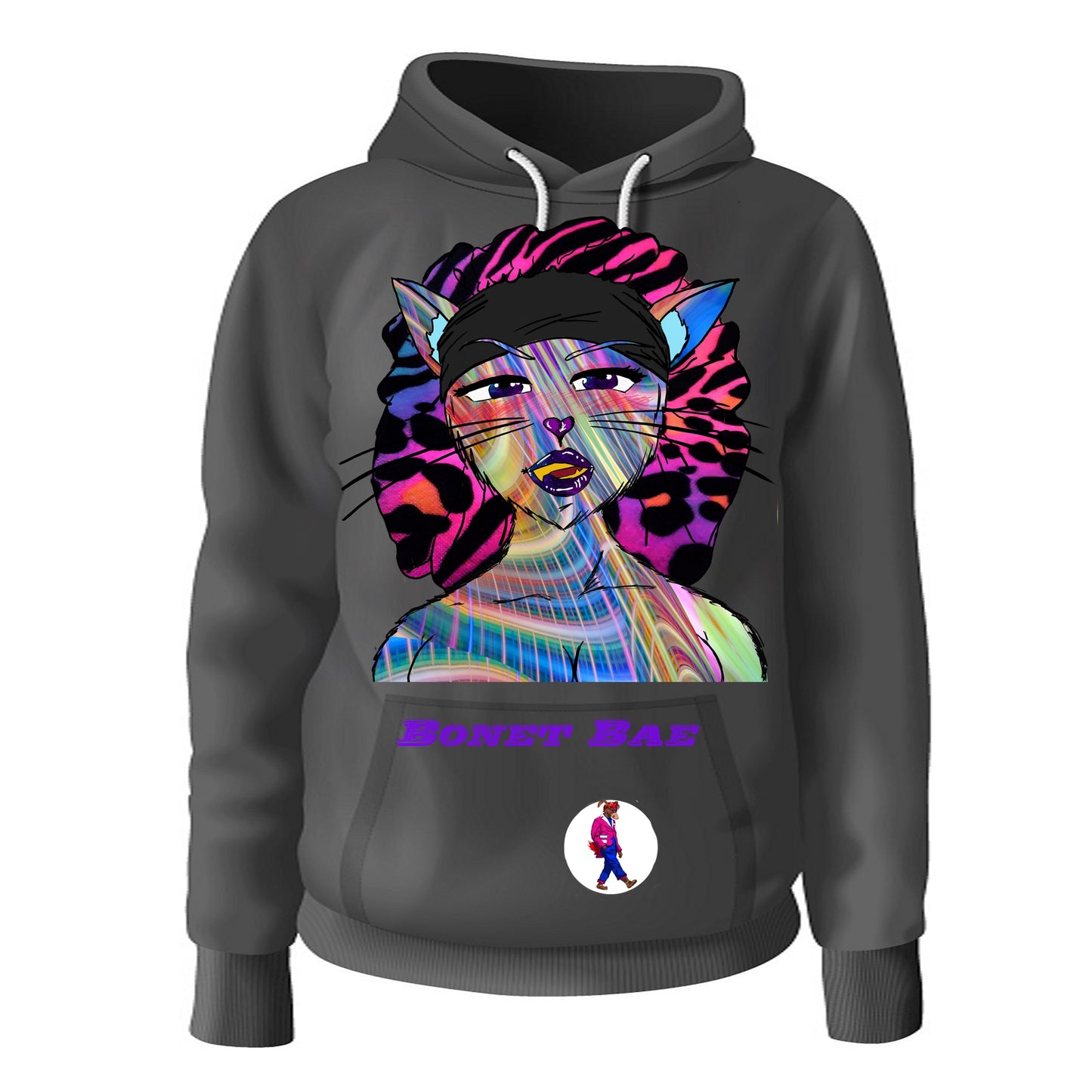 Bonnet Bae Hoodie Black
