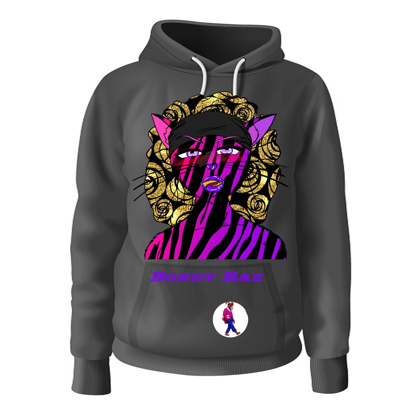 Bonnet Bae Hoodie Black