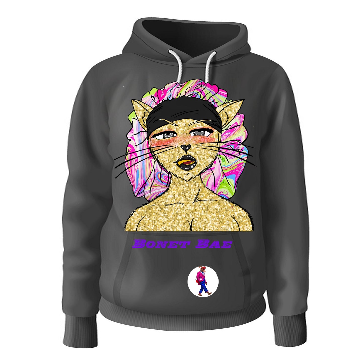 Bonnet Bae Hoodie Black