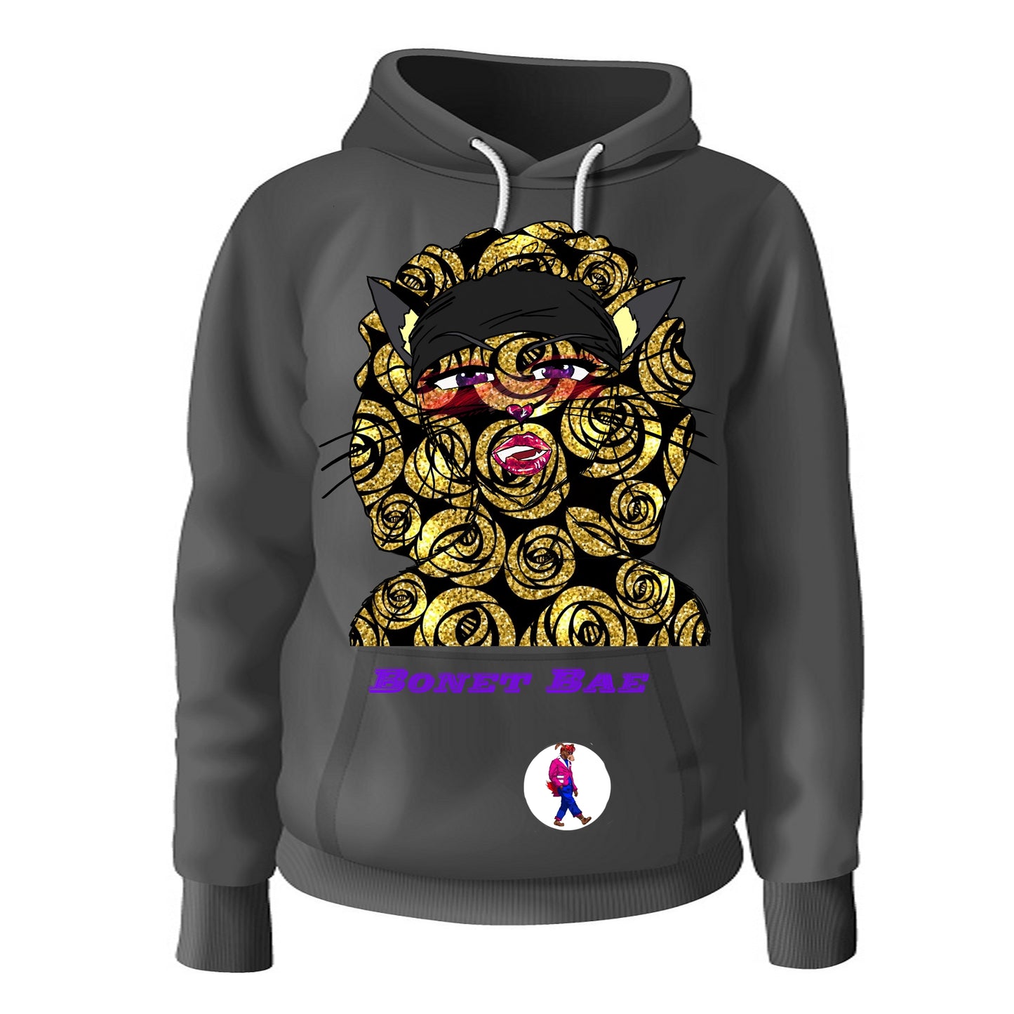 Bonnet Bae Hoodie Black