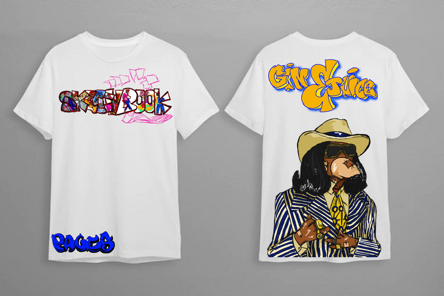 Gin & Juice Graffitix Tier 1 T-Shirt