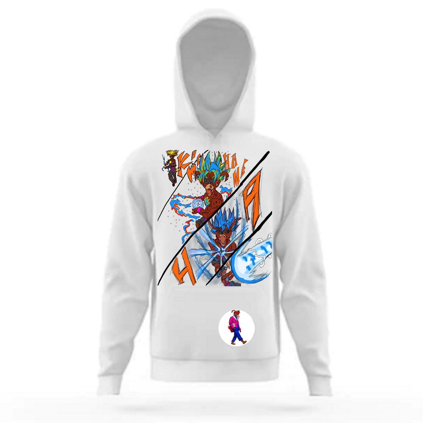HAAAAAAAAA! Sketchbook: Pages White Hoodie