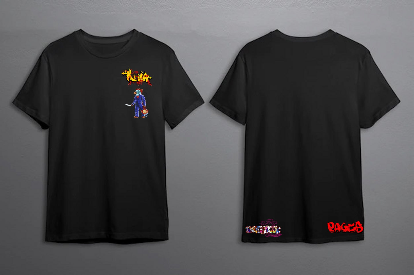 Killa Minimalist Black T-Shirt