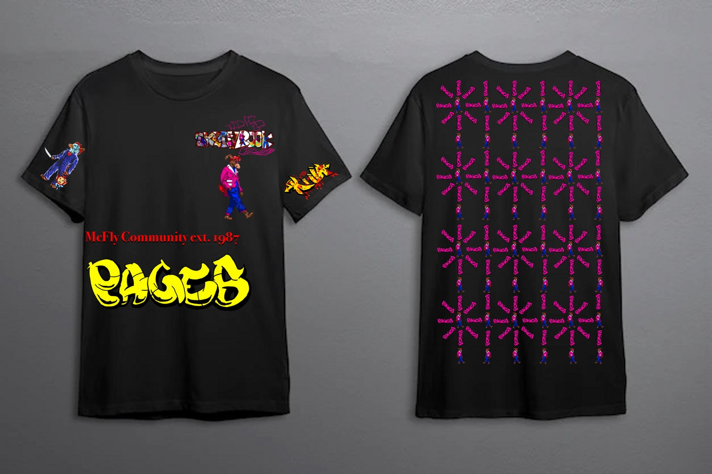 Killa Graffitix Tier 2 Black T-Shirt