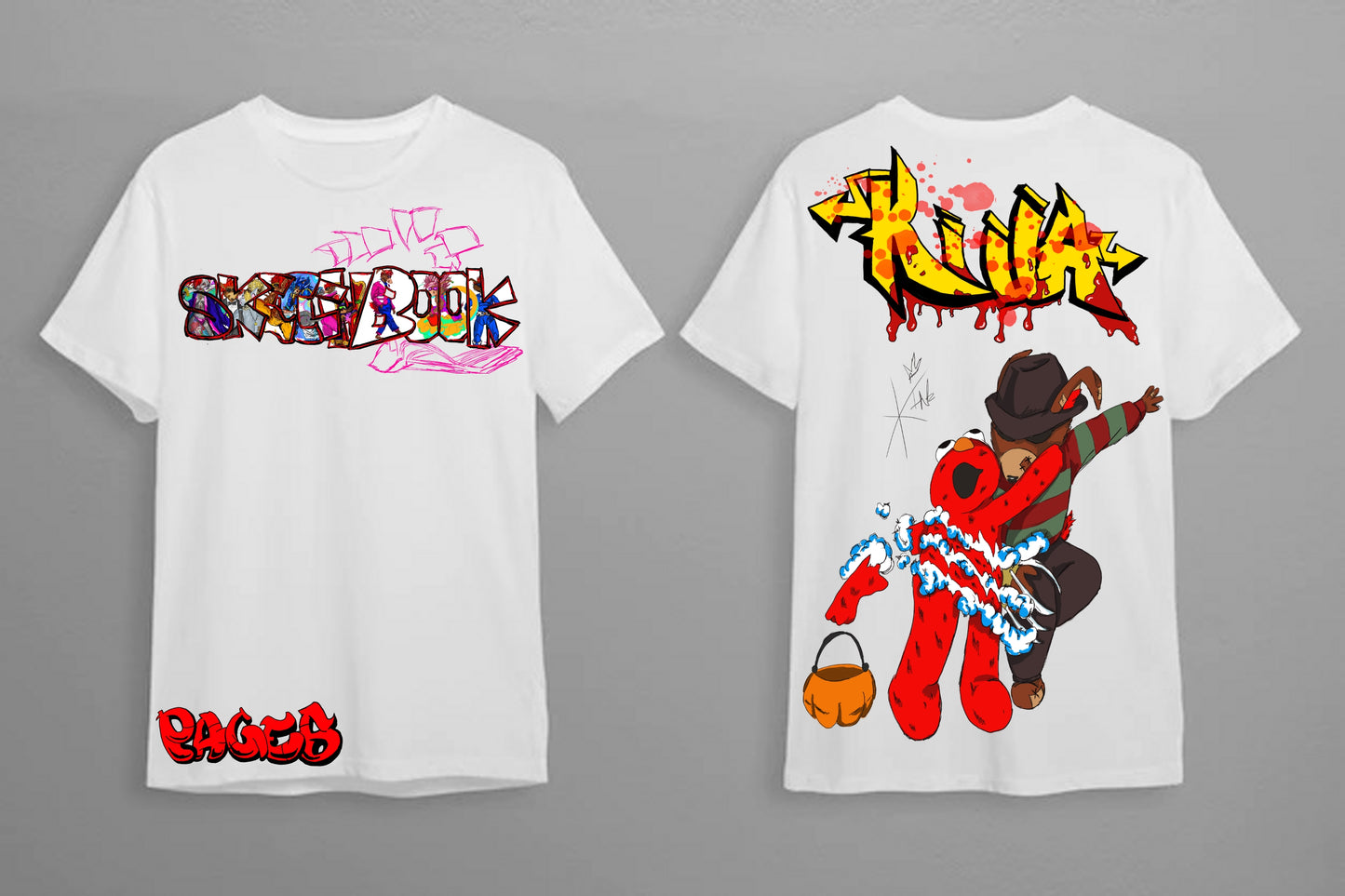 Killa Graffitix Tier 1 White T-Shirt