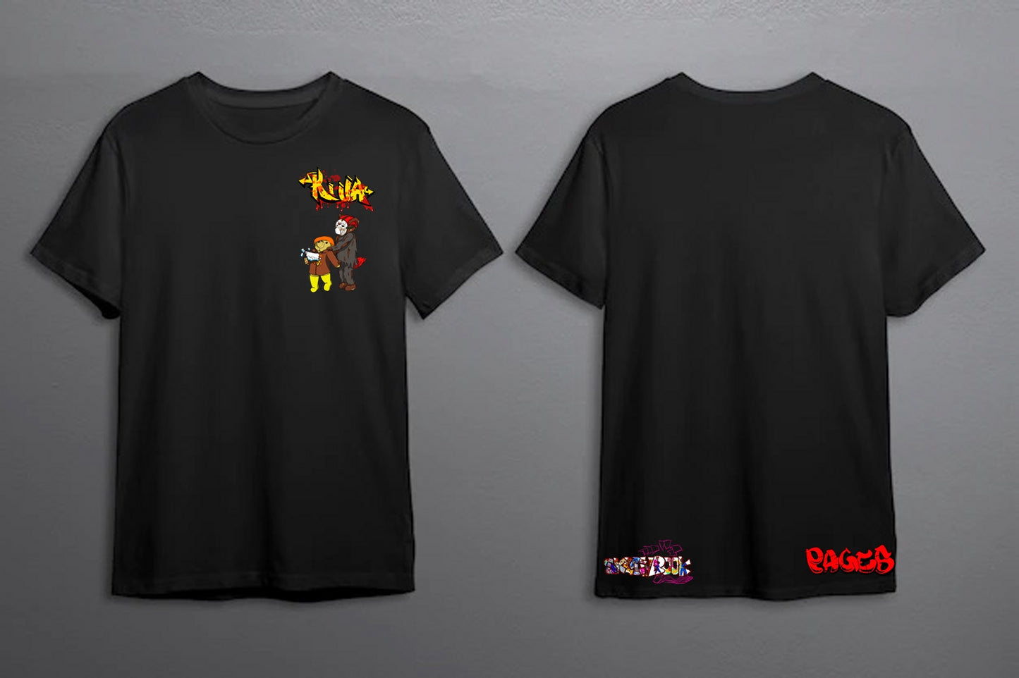 Killa Minimalist Black T-Shirt