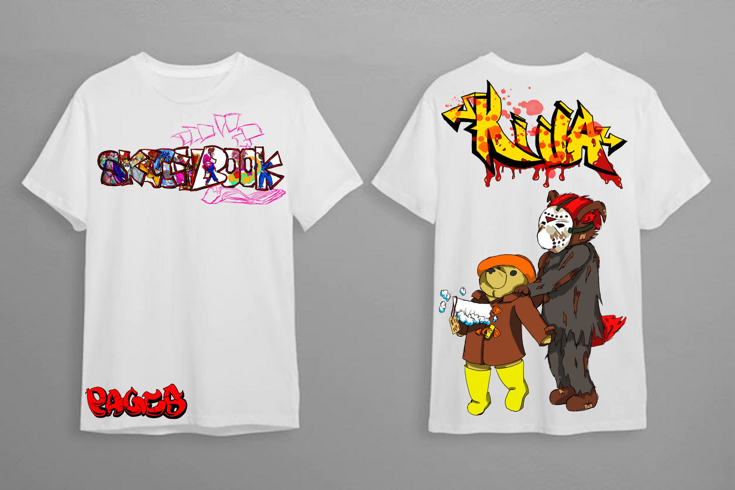 Killa Graffitix Tier 1 White T-Shirt