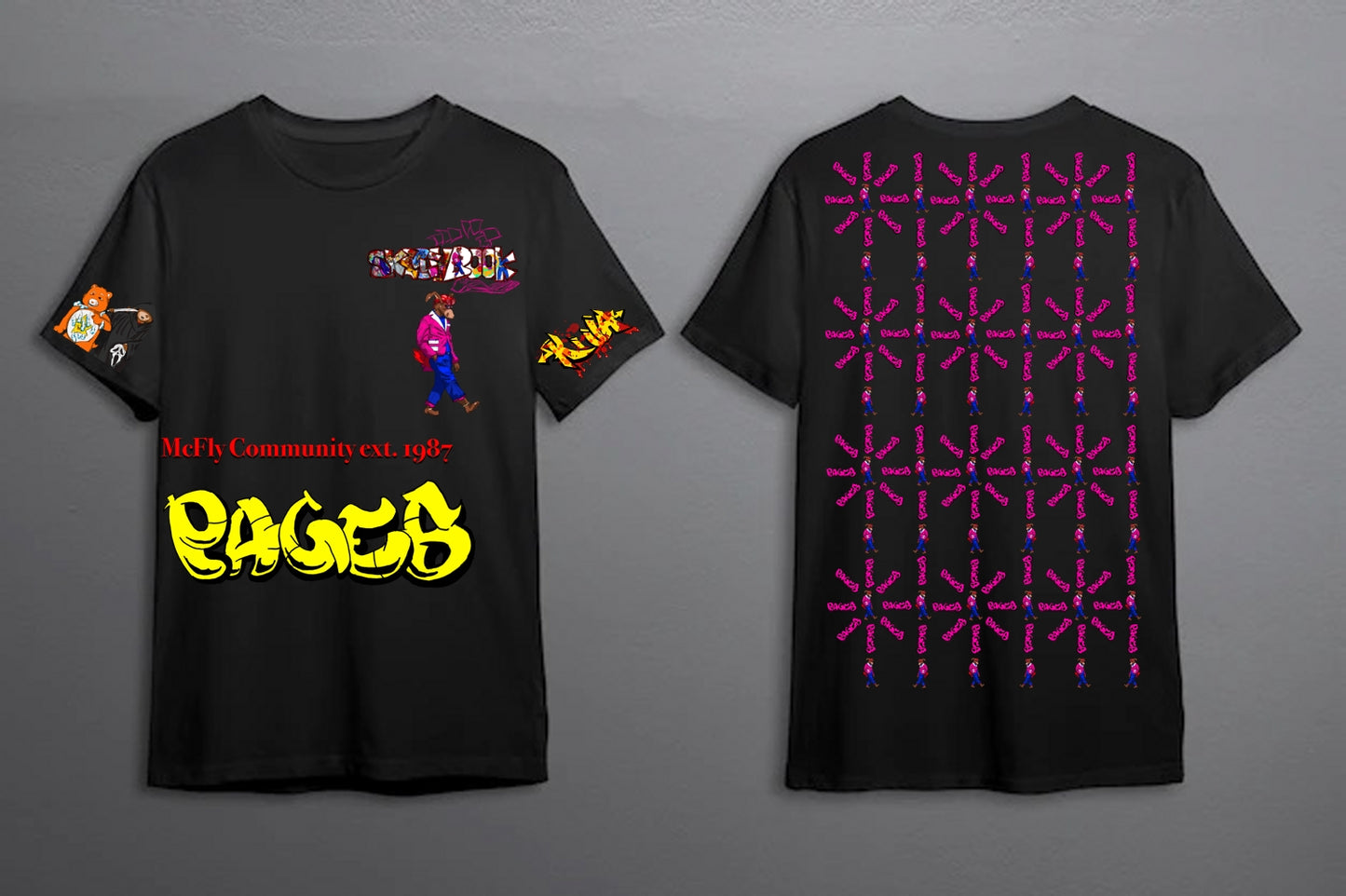 Killa Graffitix Tier 2 Black T-Shirt
