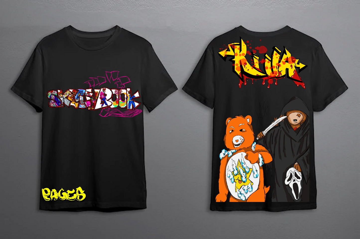 Killa Graffitix Tier 1 Black T-Shirt