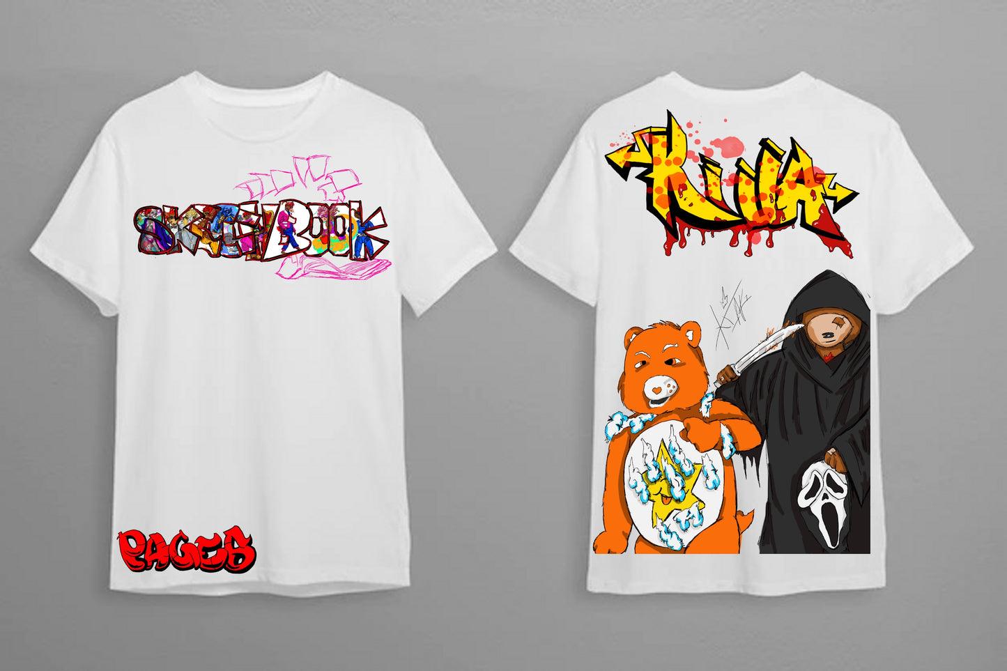 Killa Graffitix Tier 1 White T-Shirt