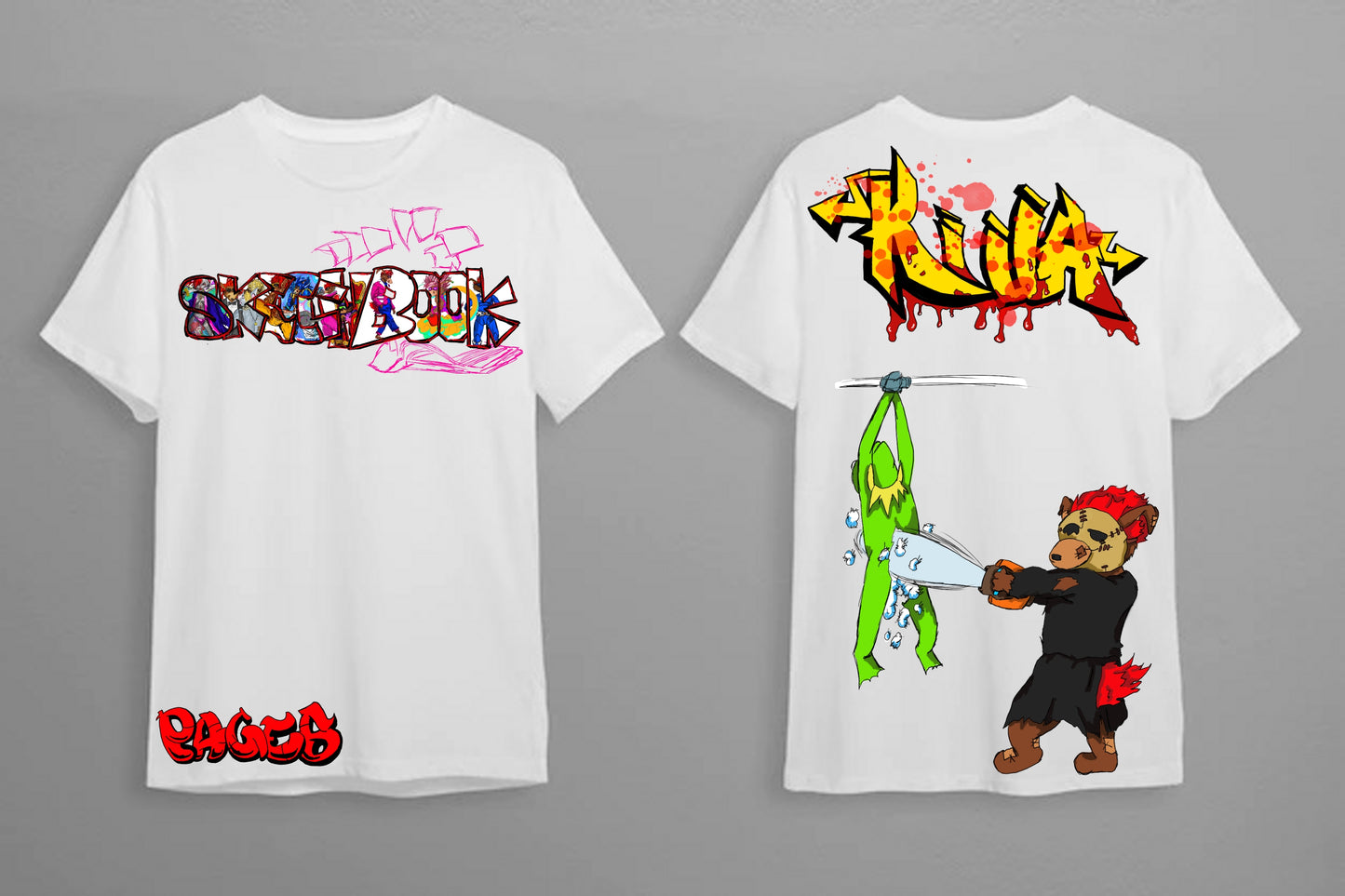 Killa Graffitix Tier 1 White T-Shirt