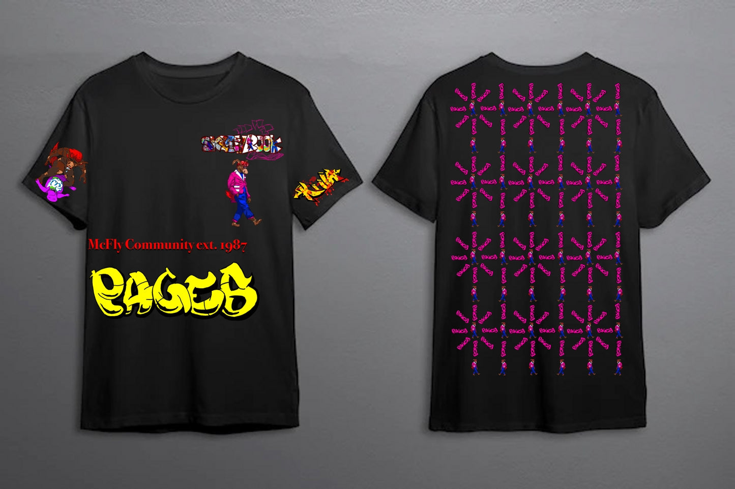 Killa Graffitix Tier 2 Black T-Shirt