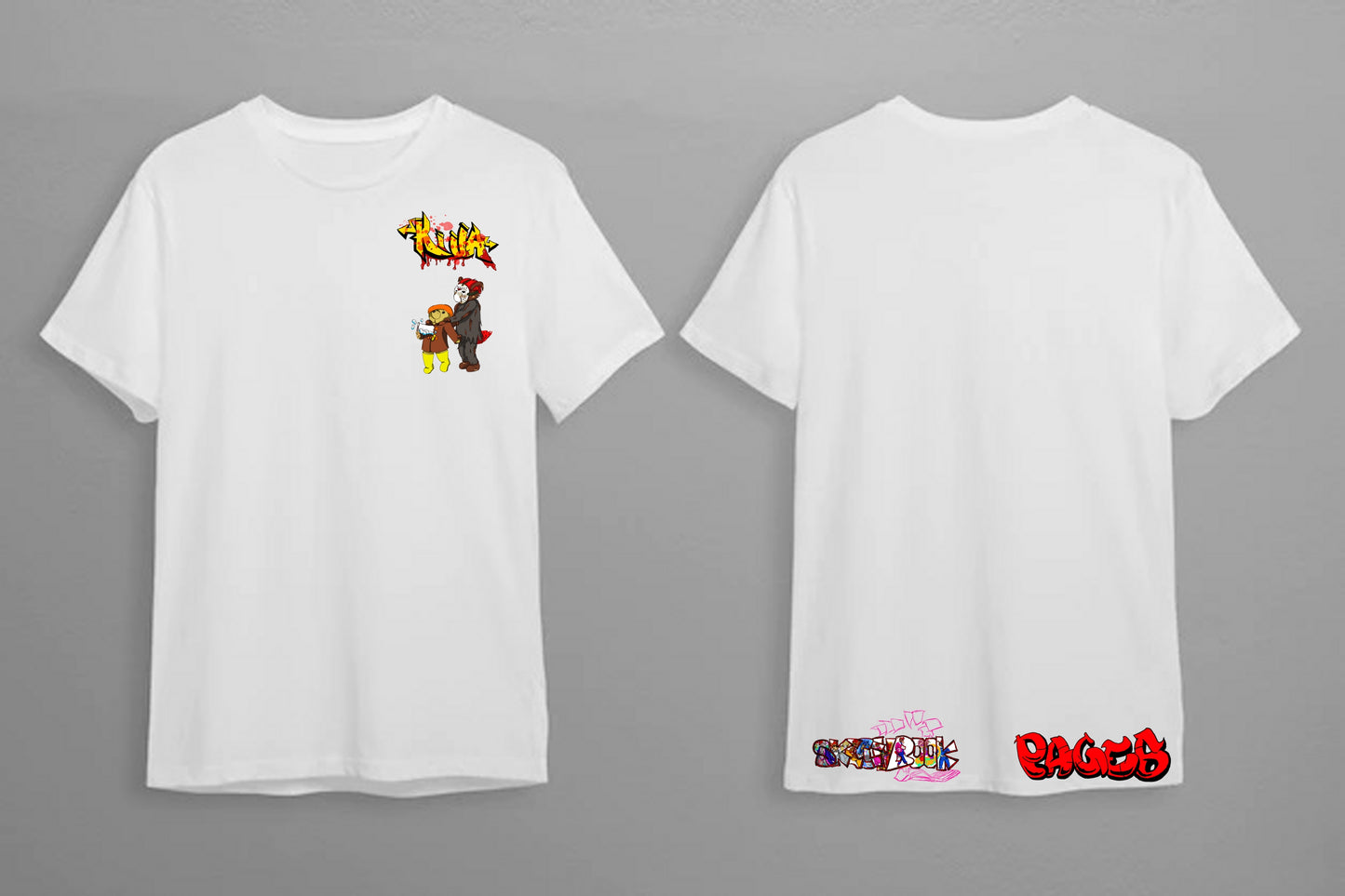 Killa Minimalist White T-Shirt