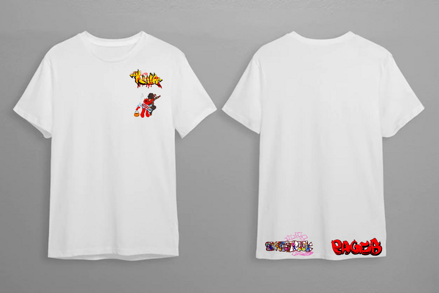 Killa Minimalist White T-Shirt