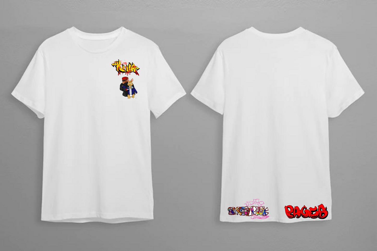 Killa Minimalist White T-Shirt