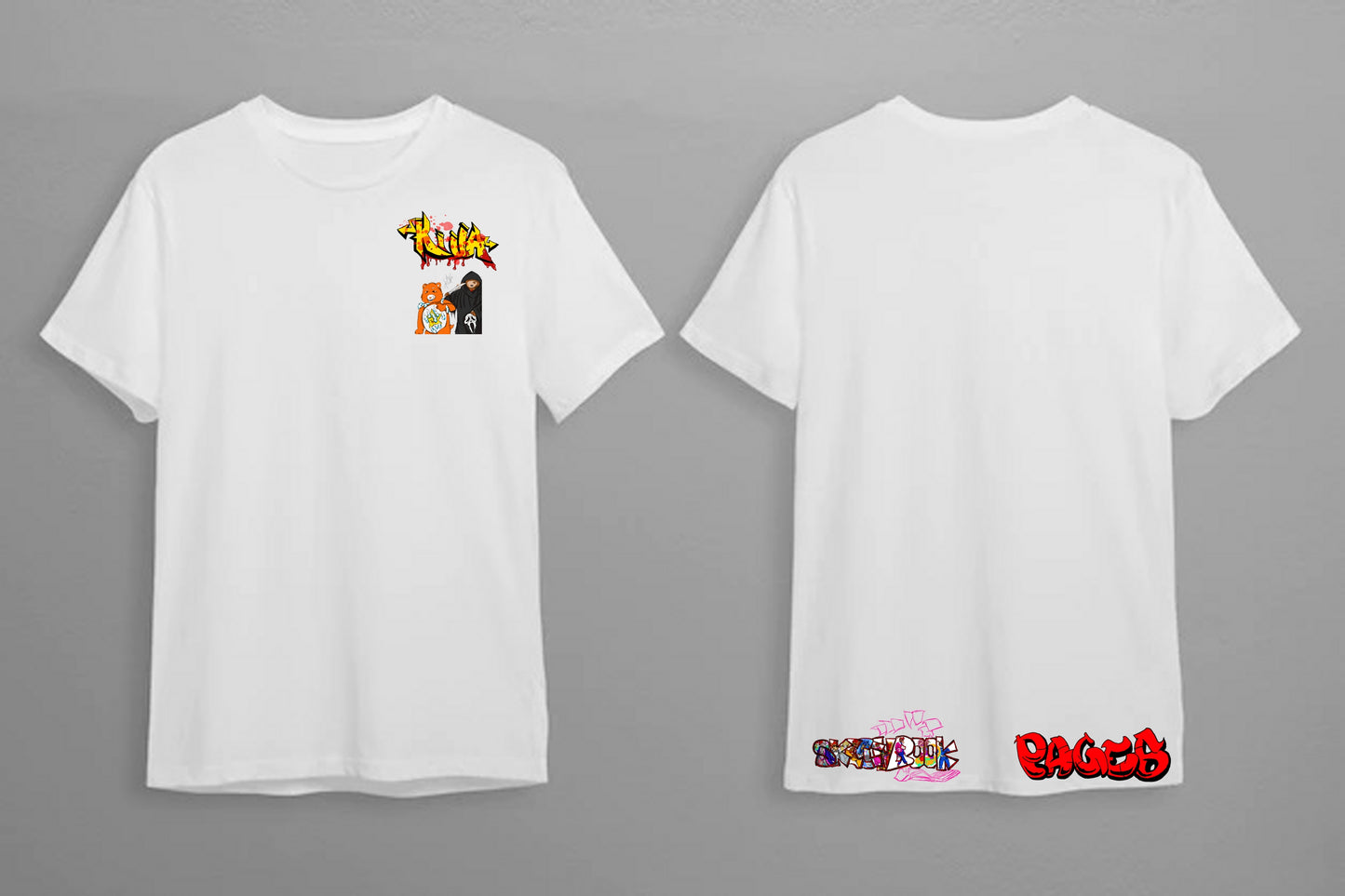 Killa Minimalist White T-Shirt