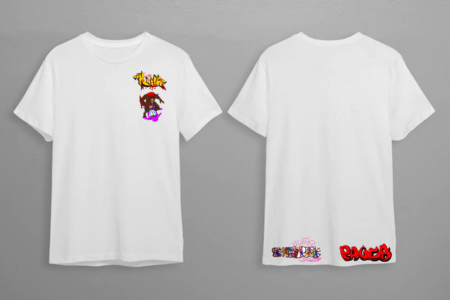 Killa Minimalist White T-Shirt