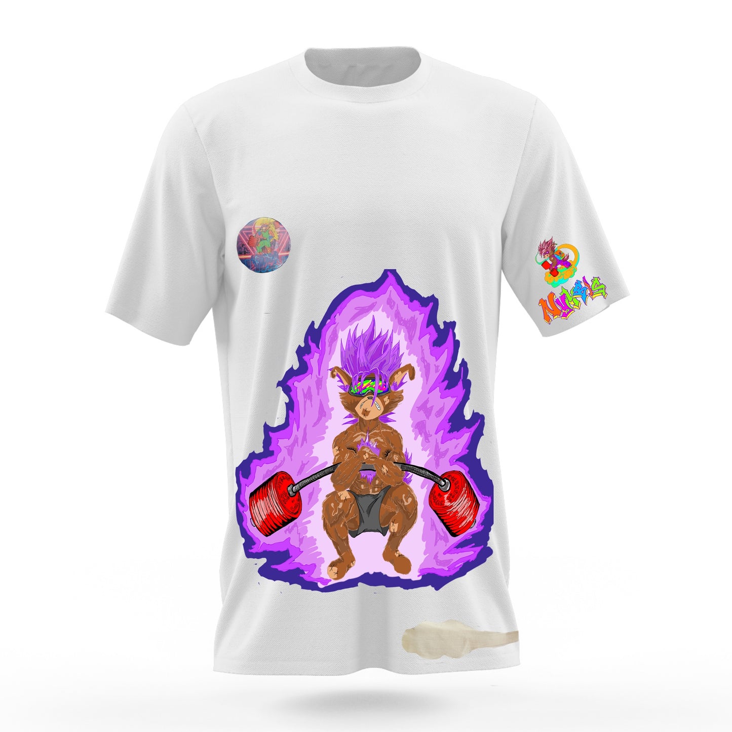 Lightweight Graffitix White T-Shirt