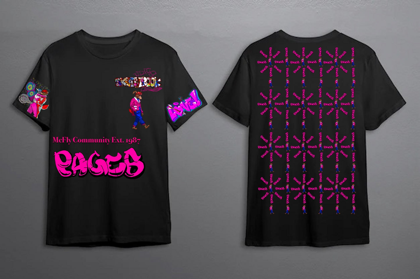 Love Graffitix Tier 2 Black T-Shirt