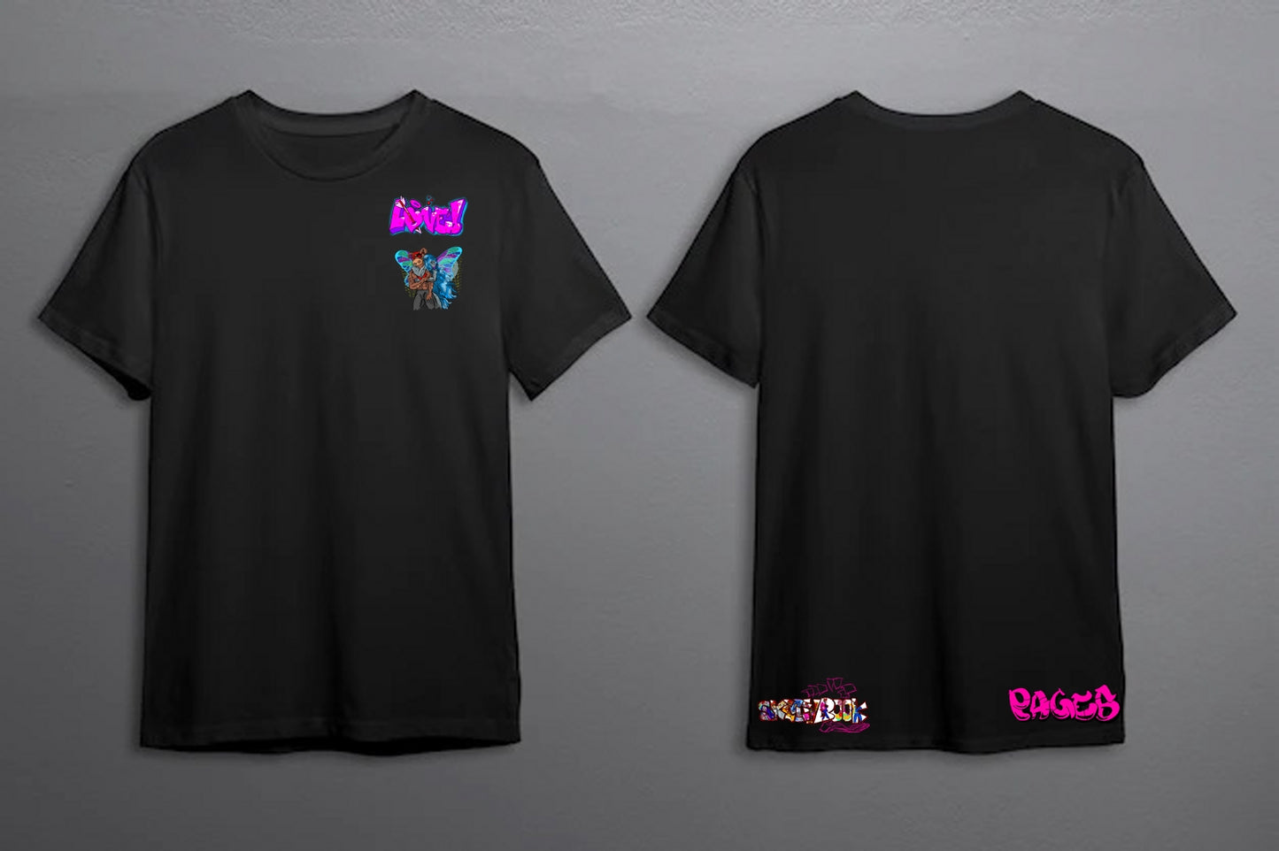 Love Minimalist Black T-Shirt