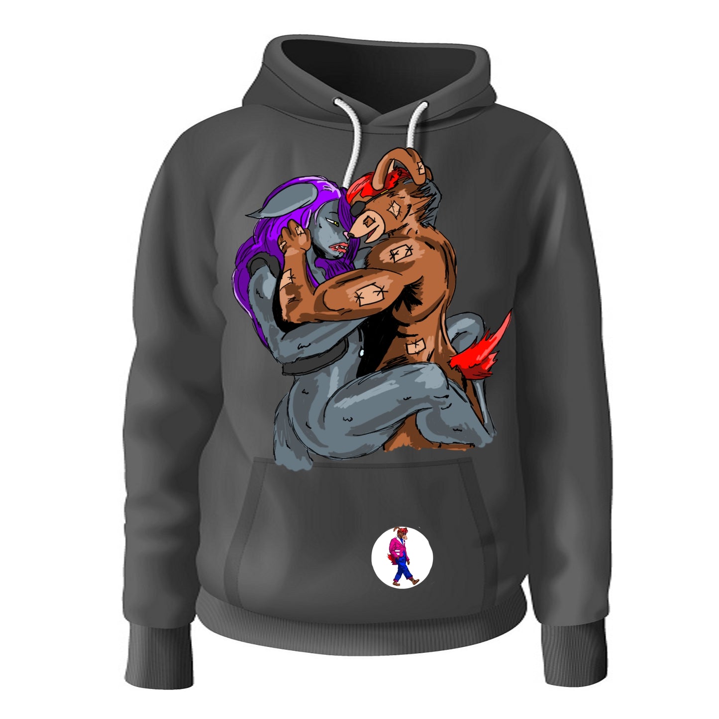 Love Language Sketchbook: Pages Black Hoodie