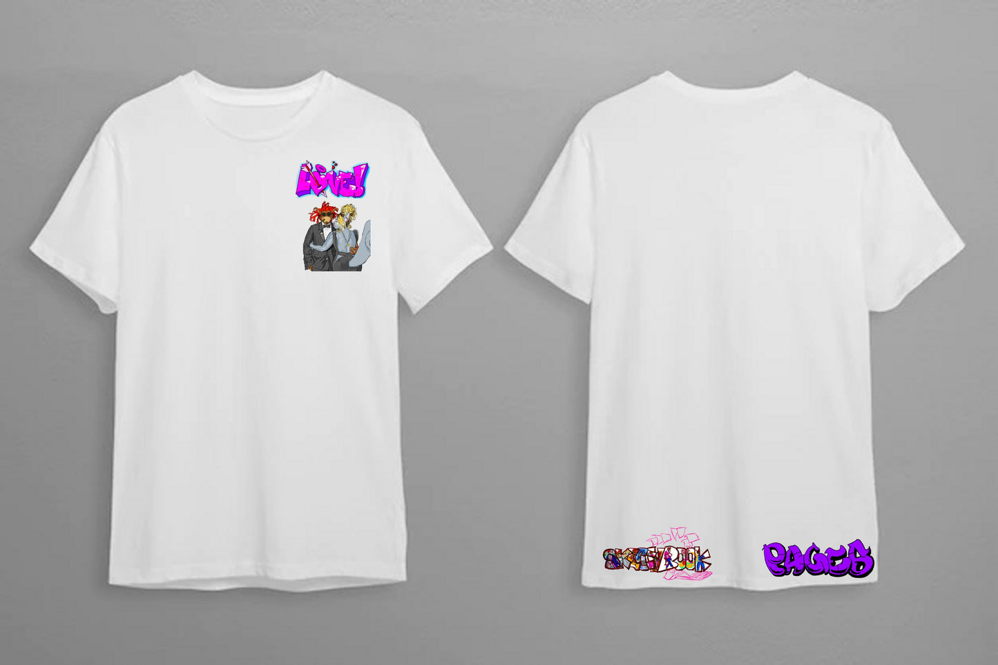 Love Minimalist White T-Shirt