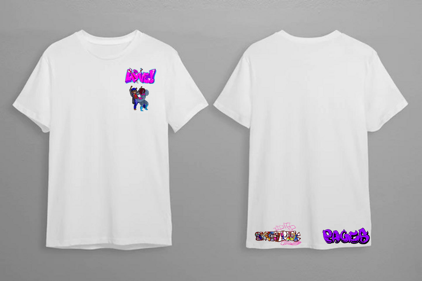 Love Minimalist White T-Shirt