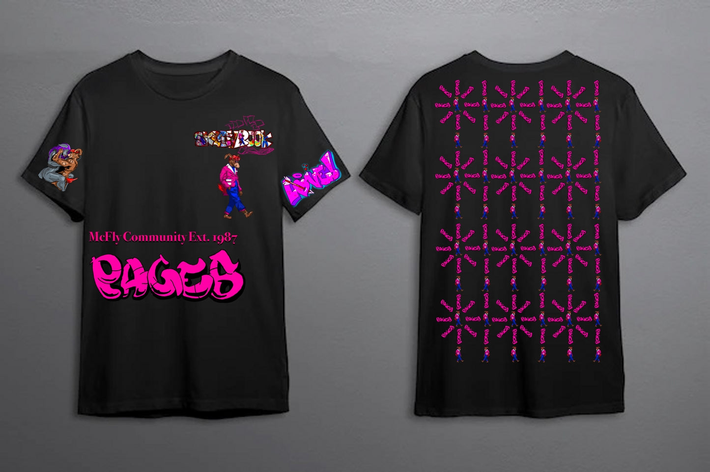Love Graffitix Tier 2 Black T-Shirt