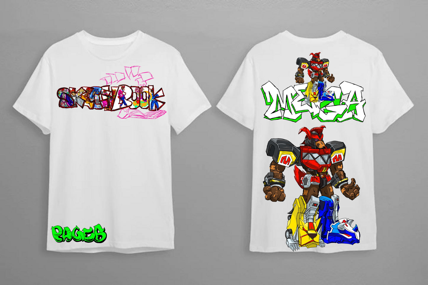 Mighty Graffitix Tier 1 White T-Shirt
