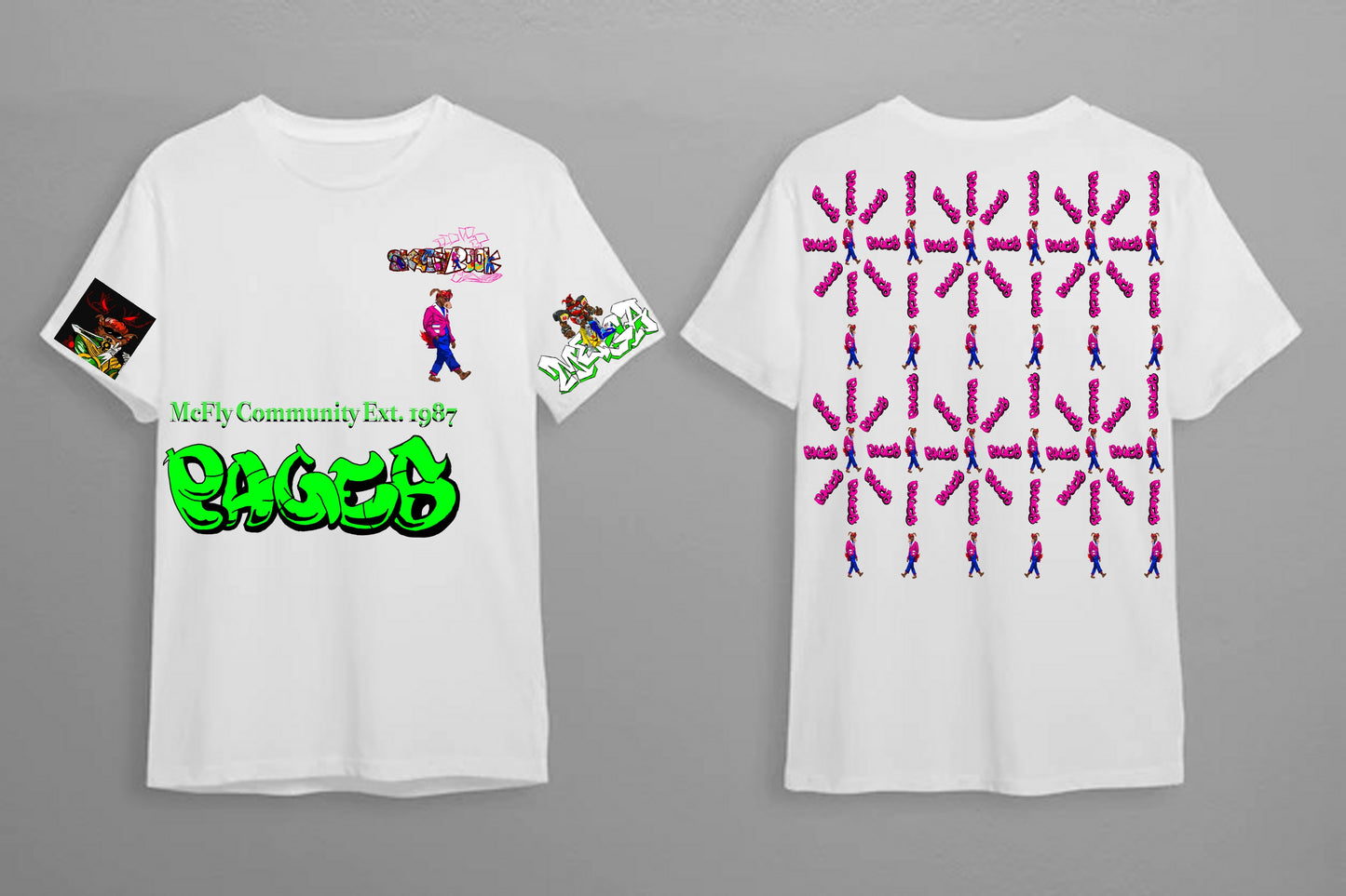 The Mighty Graffitix Tier 2 White T-Shirt