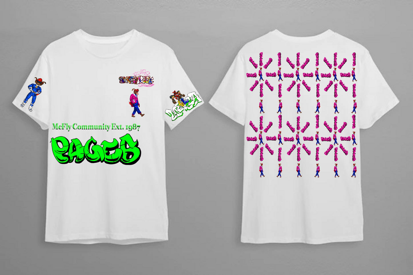 The Mighty Graffitix Tier 2 White T-Shirt