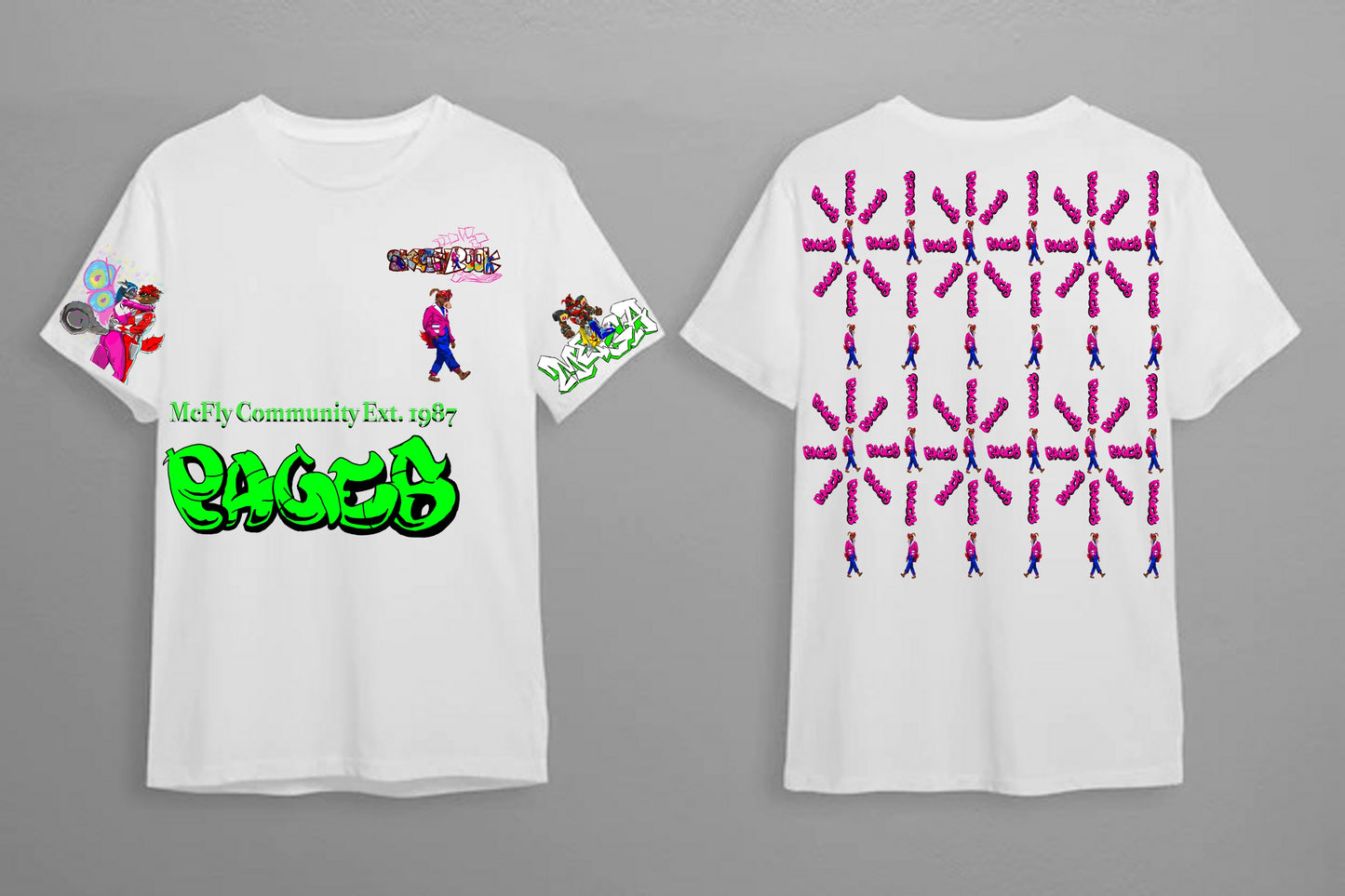 The Mighty Graffitix Tier 2 White T-Shirt